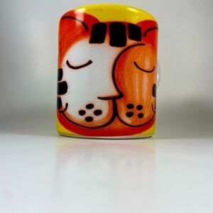 Vintage La Gioconda ITALY Mug Cup Cat Kitty Hand Painted